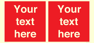 Custom Prohibition: Blank (red) sign